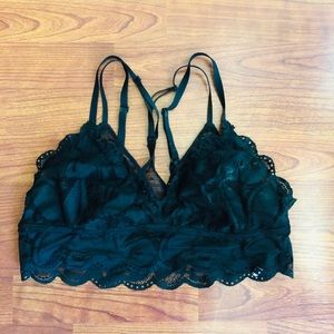 Aerie black lace bralette